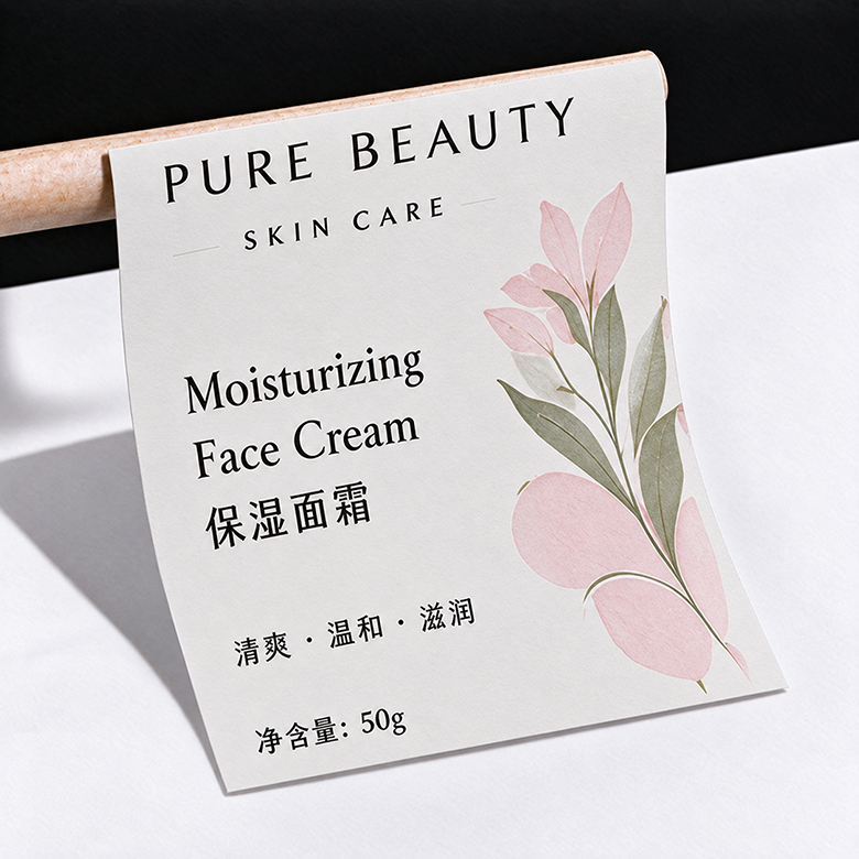 格底铜版纸覆哑膜模切不干胶定制日用百货标签礼盒标签食品包装标签品牌吊贴