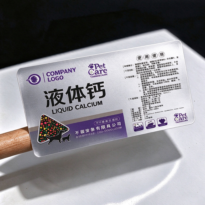 5丝格底印白模切亚银定制充电器标识小家电铭牌设备追溯条码标机械配件铭牌